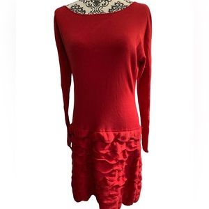 Adorable red dress by Cynthia Steffe